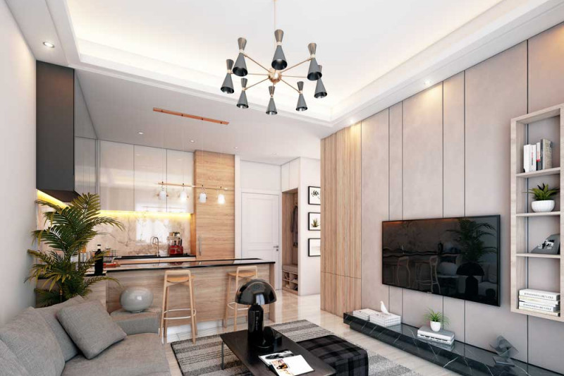 Apartment in Turkey, in Mahmutlar