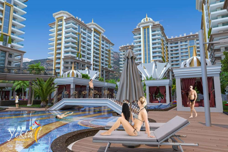 Apartment in Turkey, in Mahmutlar