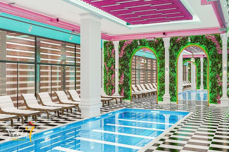 Apartment in Turkey, in Mahmutlar