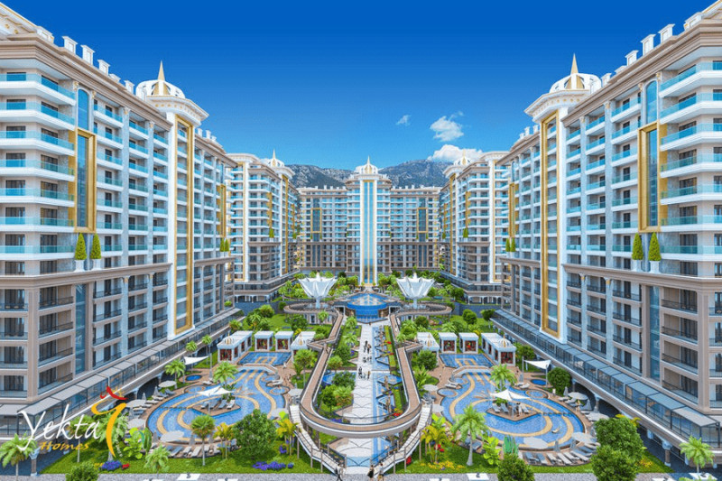 Apartment in Turkey, in Mahmutlar