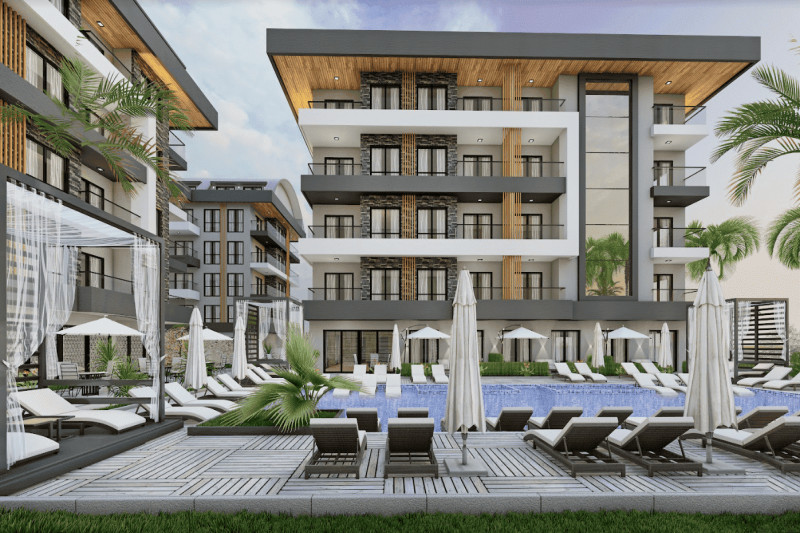 Апартаменты в Турции, в Оба