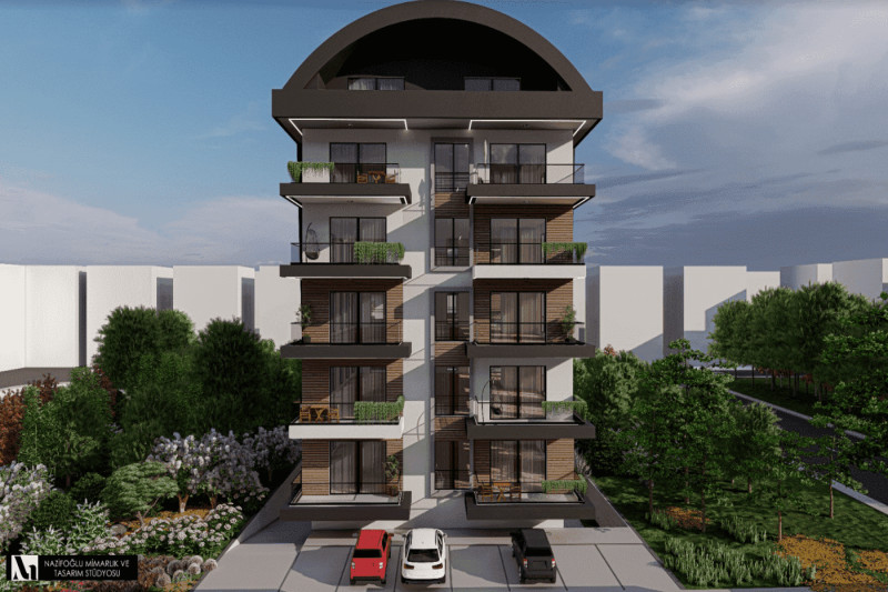 Apartment in Turkey, in Mahmutlar