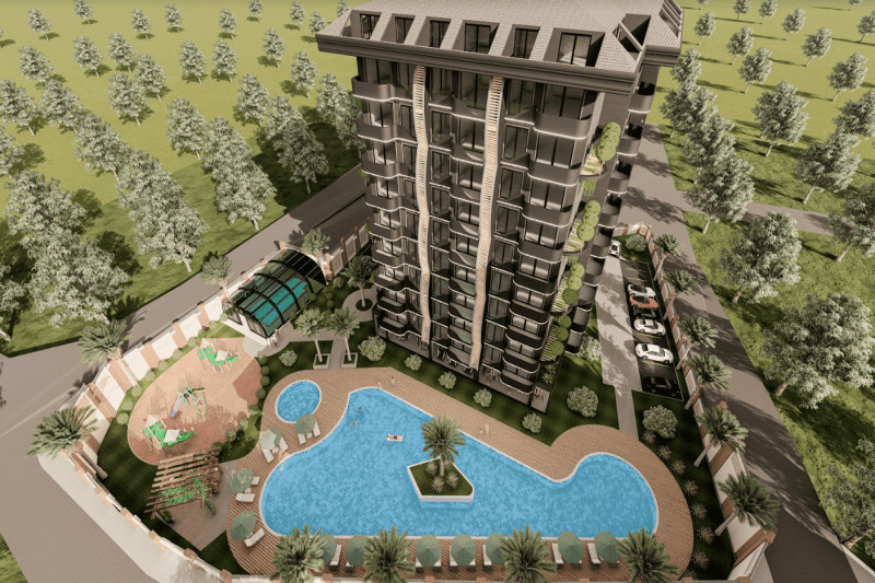 Apartment in Turkey, in Avsallar