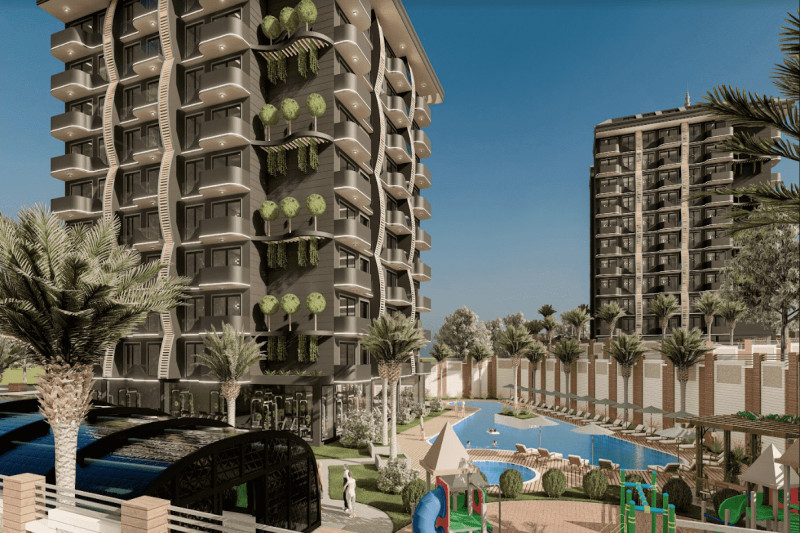 Apartment in Turkey, in Avsallar