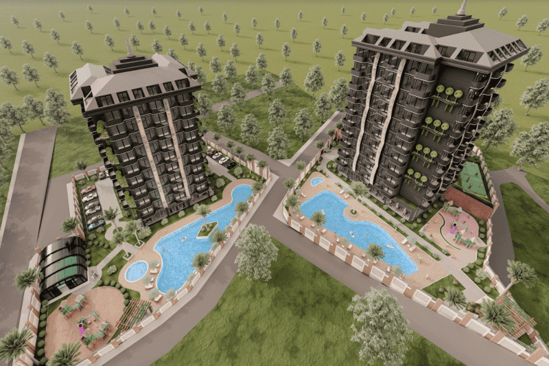 Apartment in Turkey, in Avsallar