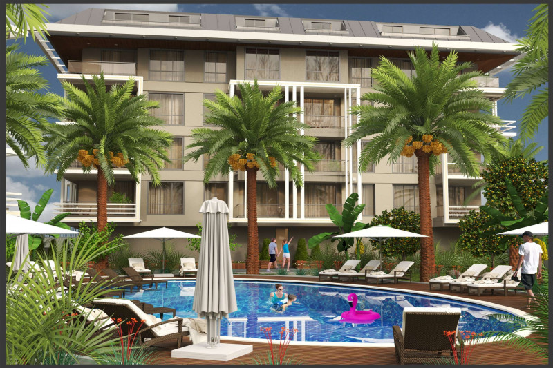 Apartment in Turkey, in Oba