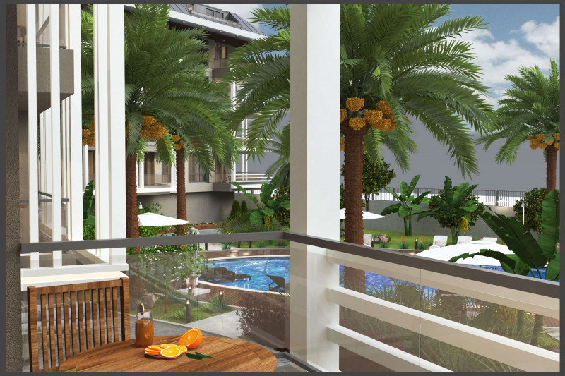 Apartment in Turkey, in Oba