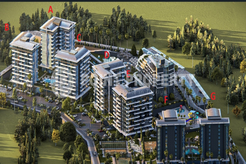 Апартаменты в Турции, в Авсалларе