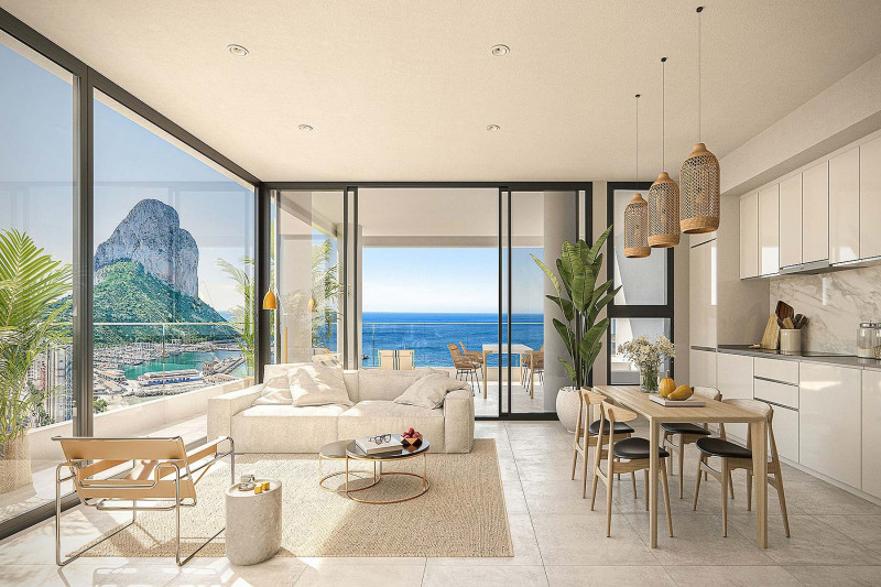 Penthouse in Spain, in Calp
