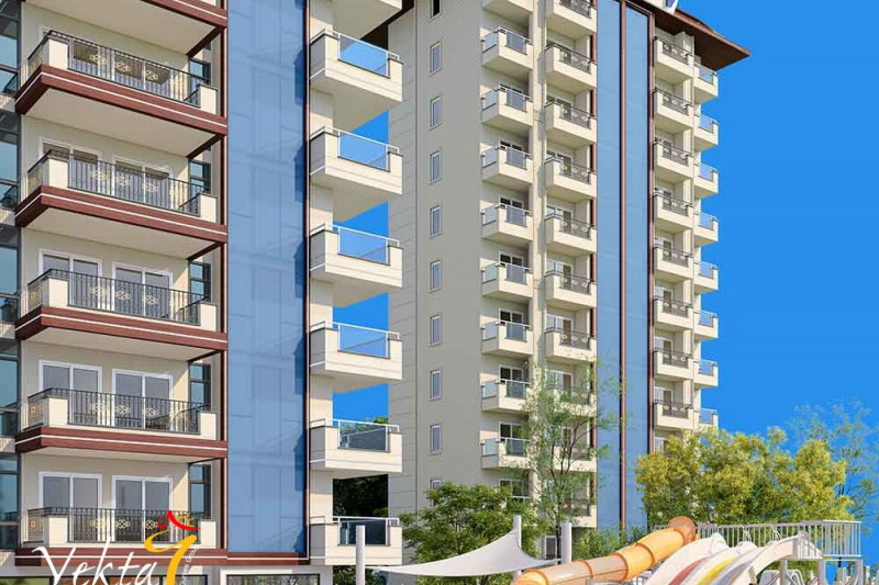 Apartment in Turkey, in Mahmutlar