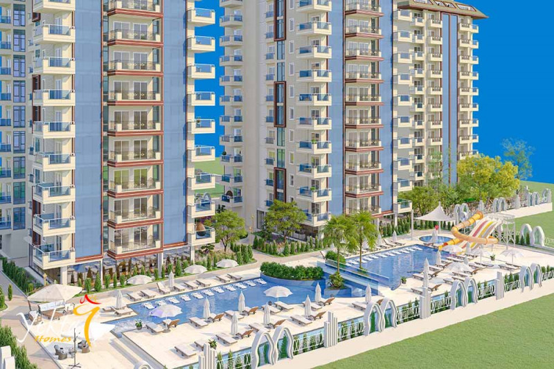 Apartment in Turkey, in Mahmutlar