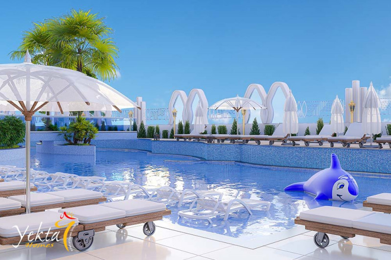 Apartment in Turkey, in Mahmutlar