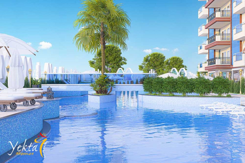 Apartment in Turkey, in Mahmutlar