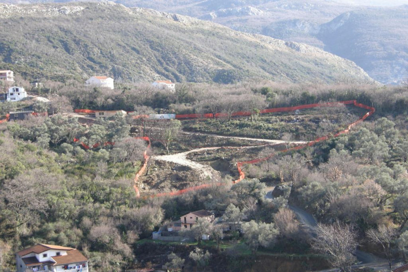 Участок в Черногории, в Бечичи